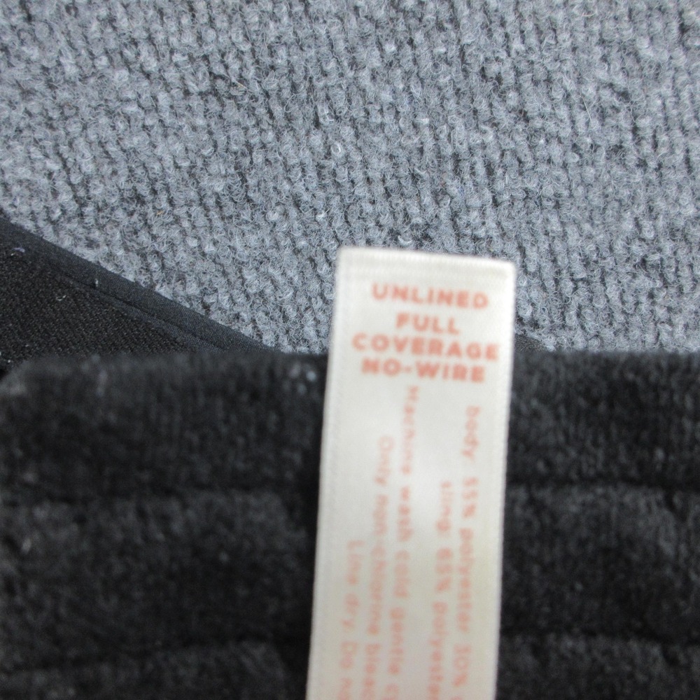 Cacique Bralette Bra Womens 40DD Black Wireless Unlined‎ Full Coverage Pullover - Picture 3 of 6